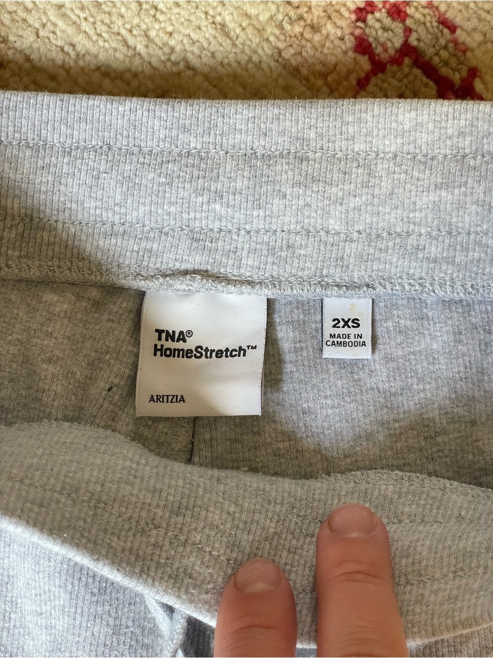 Aritzia TNA HomeStretch Wide Leg Cotton Sweatpants - Picture 2 of 6